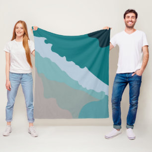 Sea Ocean Beach Fleece Blanket
