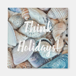 Sea Ocean Beach Vibes Think Holidays Shells Magnet
