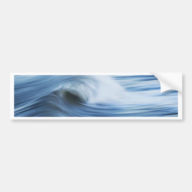 Sea Ocean Waves Bumper Sticker (Front)