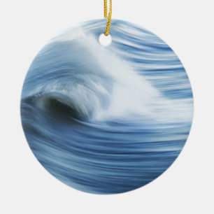 Sea Ocean Waves Ceramic Ornament