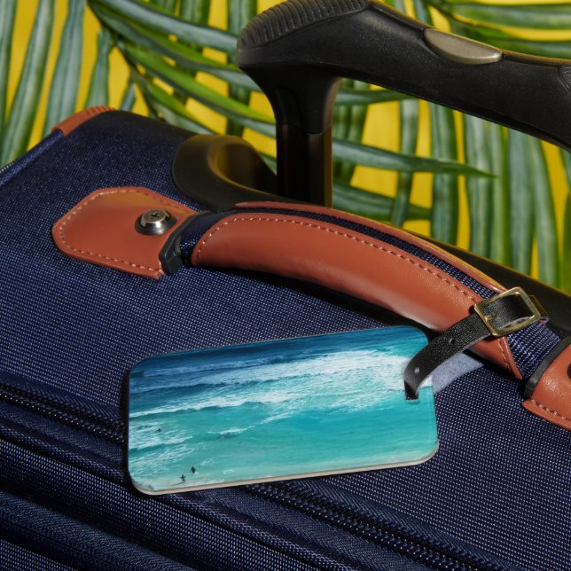 Sea of Cancun Mexico Luggage Tag (Front Insitu 3)