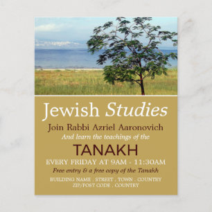 Sea of Galilee, Israel, Judaism, Jewish Studies Flyer