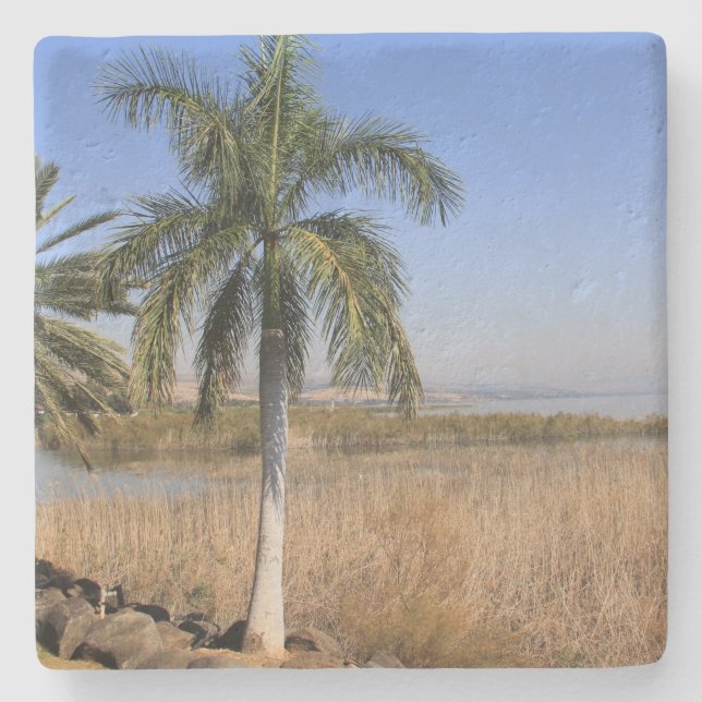 Sea of Galilee, Israel Square Coaster (Front)