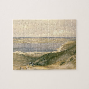 Sea of Galilee or Genezareth, looking towards Bash Jigsaw Puzzle