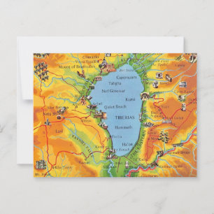 Sea of Galilee Postcard