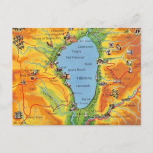 Sea of Galilee Postcard