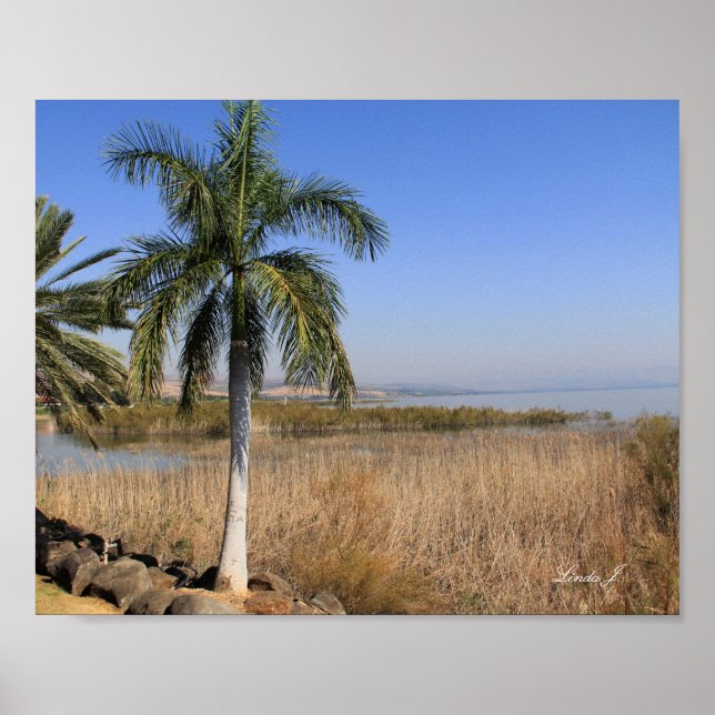 Sea of Galillee Israel Canvas Print (Front)