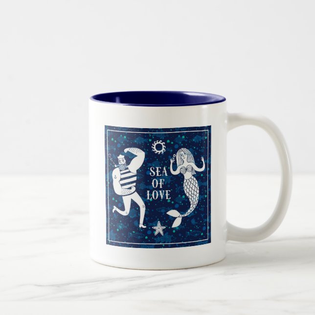 Sea Of Love Poster Two-Tone Coffee Mug (Right)