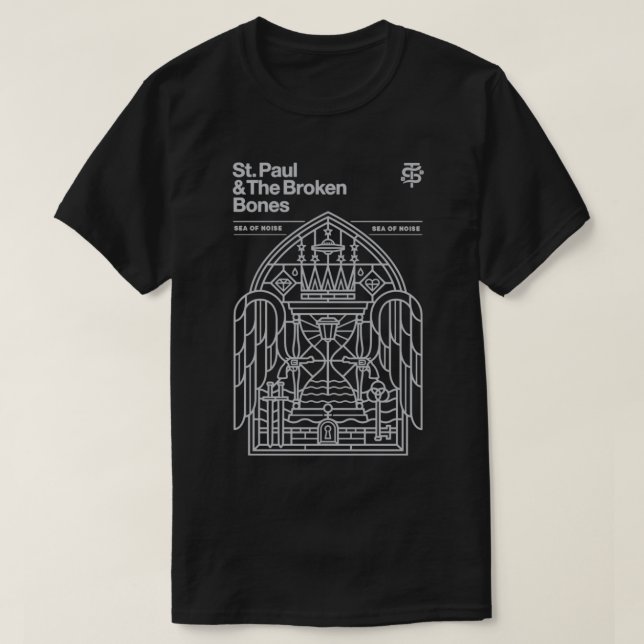 Sea Of Noise Temple T-Shirt (Design Front)