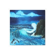 "Sea of Power" Stretched Canvas Print.