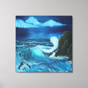 "Sea of Power" Stretched Canvas Print. Ver. 2