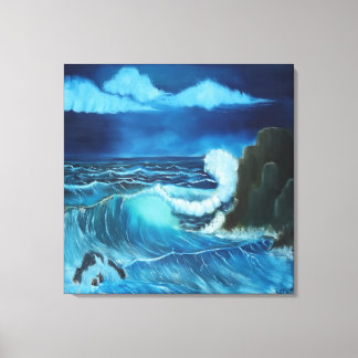 "Sea of Power" Stretched Canvas Print. Ver. 2 Print