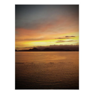 Sea of ​​Santos Brazil Poster