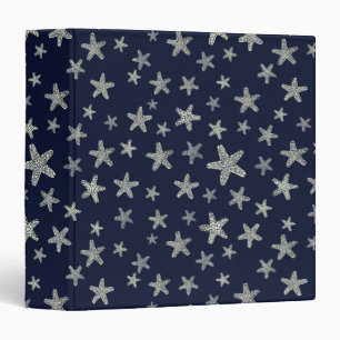 Sea Of Starfish Pattern Binder