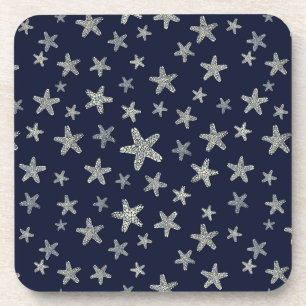 Sea Of Starfish Pattern Coaster