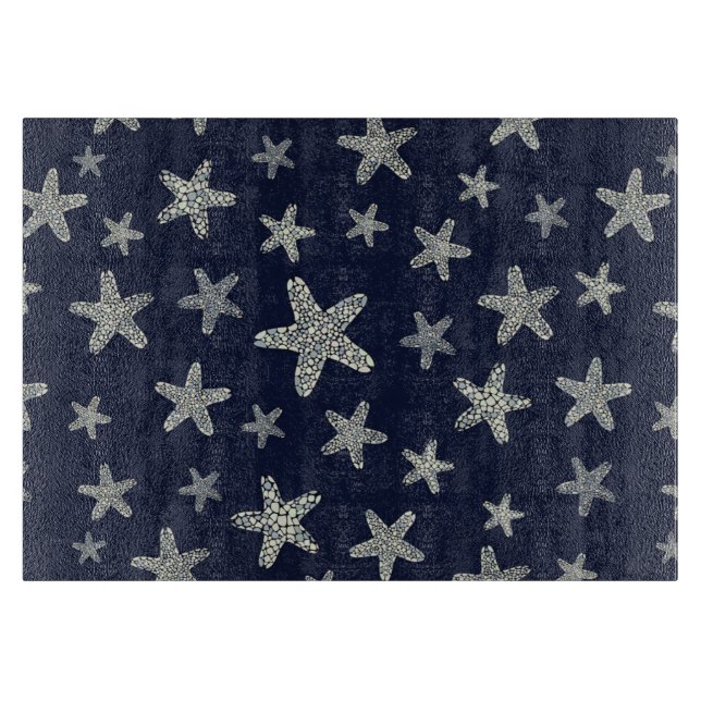 Sea Of Starfish Pattern Cutting Board (Front)
