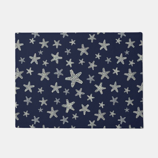 Sea Of Starfish Pattern Doormat (Front)