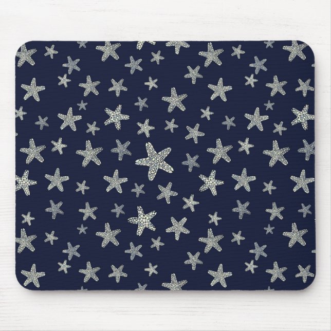 Sea Of Starfish Pattern Mouse Pad (Front)