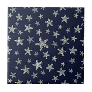 Sea Of Starfish Pattern Tile