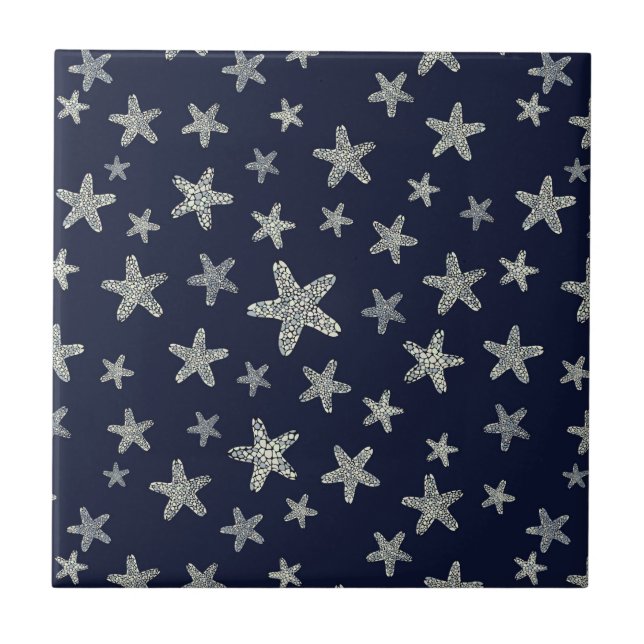 Sea Of Starfish Pattern Tile (Front)