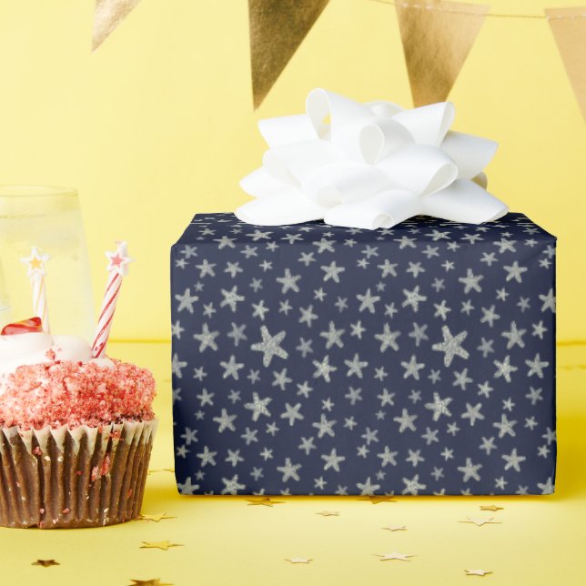 Sea Of Starfish Pattern Wrapping Paper (Birthday Party)