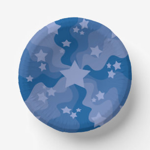Sea of Stars - Blue Paper Plate