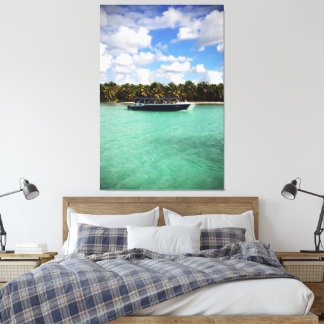 Sea of ​​the Dominican Republic Canvas Print