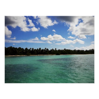 Sea of ​​the Dominican Republic Poster