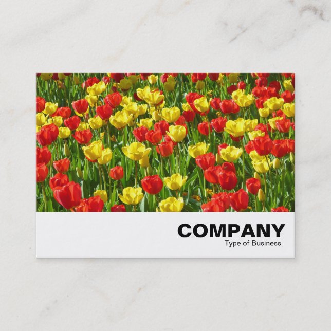 Sea of Tulips III Business Card (Front)