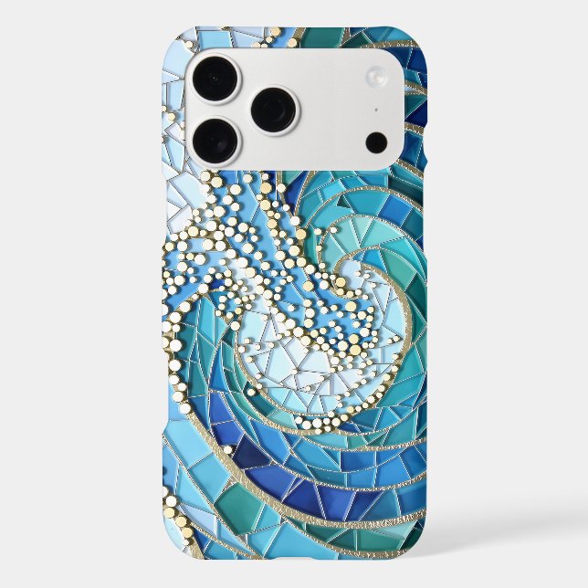 Sea of Waves Mosaic Art (Back)