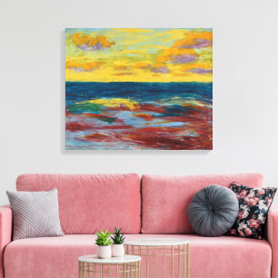 Sea Off of Alsen   Emil Nolde   Canvas Print