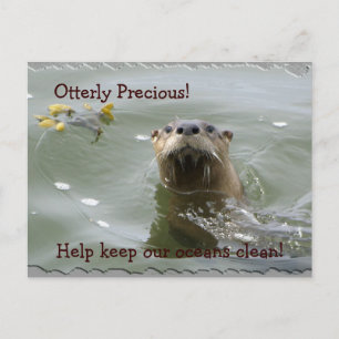 Sea Otter Anti-Pollution Postcard