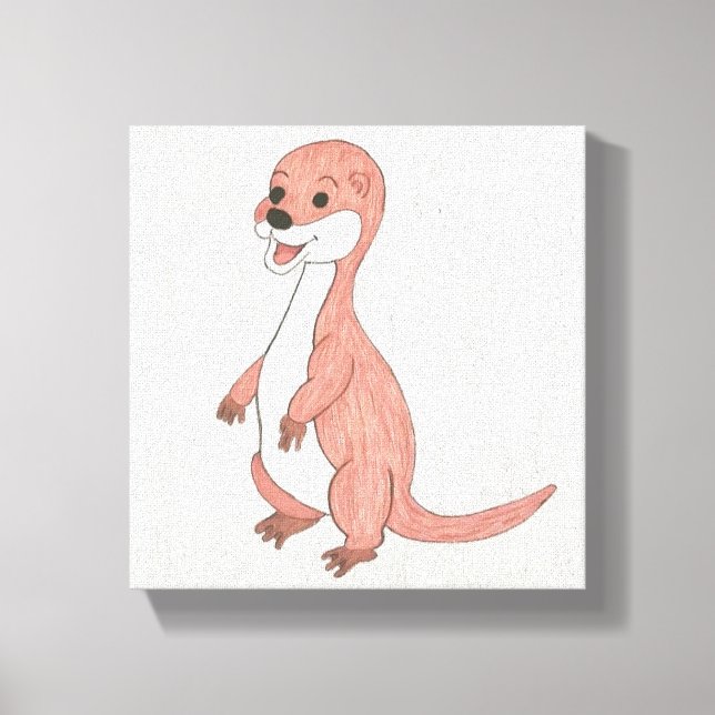 Sea Otter  Canvas Print (Front)