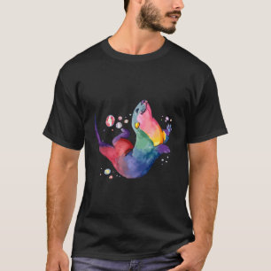 Sea Otter Colourful Splash T-Shirt
