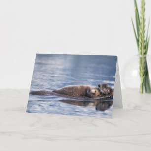 sea otter, Enhydra lutris lutris Card