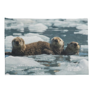 Sea Otter Family Pillowcase