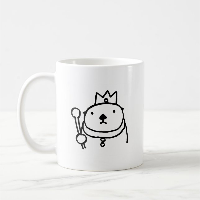 Sea Otter King & Queen Coffee Mug (Left)