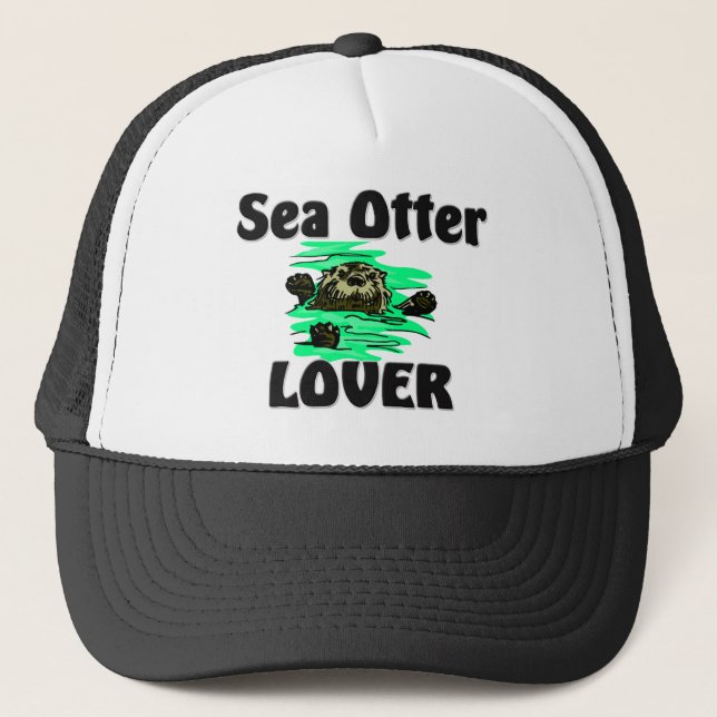 Sea Otter Lover Trucker Hat (Front)