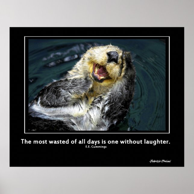 Sea Otter Motivational Poster (Front)