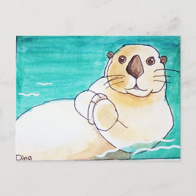 Sea Otter Postcard (Front)