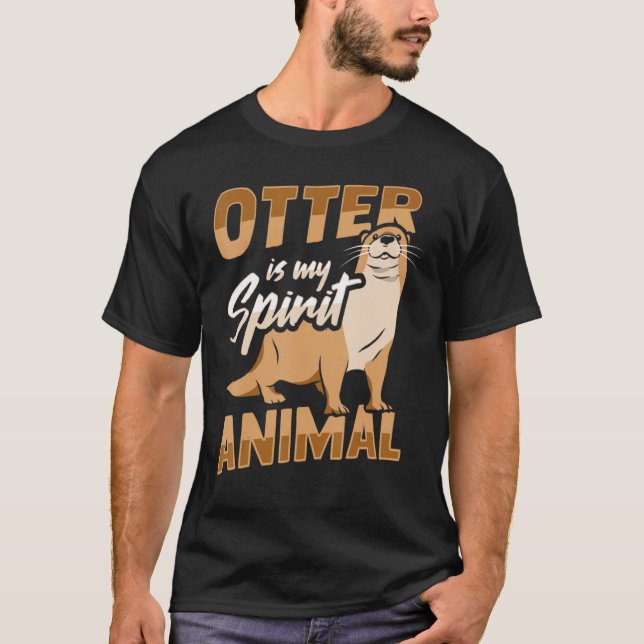 Sea Otter Pun For A Zoo Animal T-Shirt (Front)