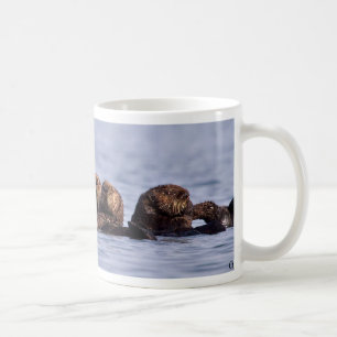 Sea Otter Raft Coffee Mug