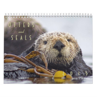 Sea Otters and Seals 2015 Wall Calendar - Wildlife