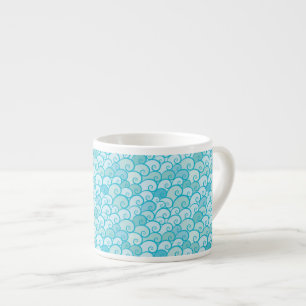 Sea Pattern Espresso Cup
