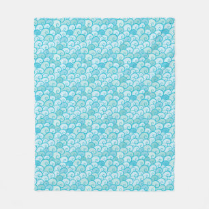 Sea Pattern Fleece Blanket