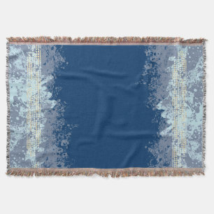 Sea patterned beach toned pattern throw