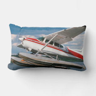Sea Plane Taking Off, Victoria Falls, Zimbabwe Lumbar Pillow