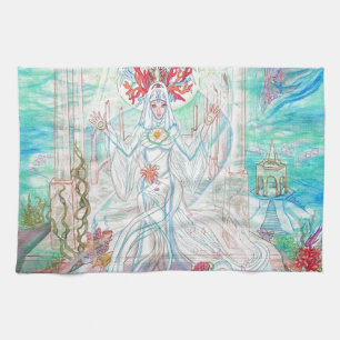 Sea Priestess Kitchen Towel