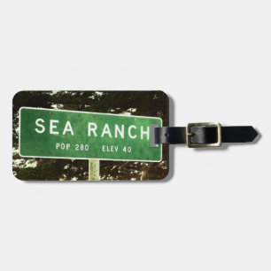 Sea Ranch California Luggage Tag