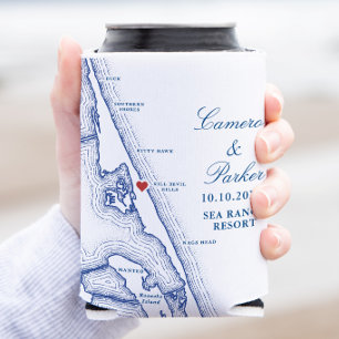 Sea Ranch Resort Wedding Favour Kill Devil Hills Can Cooler